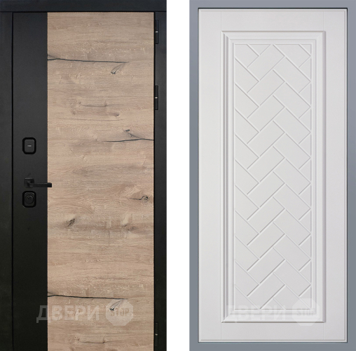 Дверь Заводские двери Ларте Упра Белый софт в Красноармейске