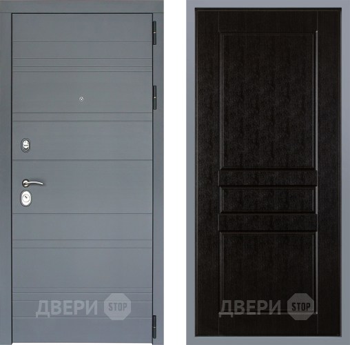 Дверь Заводские двери Лира Софт графит К-2 Венге в Красноармейске