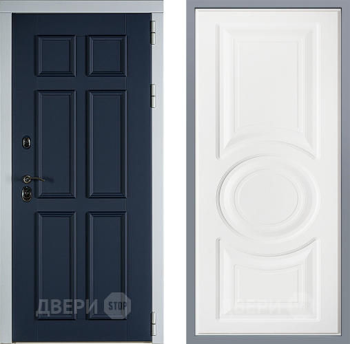 Дверь Заводские двери Стокгольм Неаполь Лофт белый в Красноармейске
