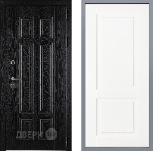 Дверь Заводские двери Мюнхен Доррен Белый софт в Красноармейске