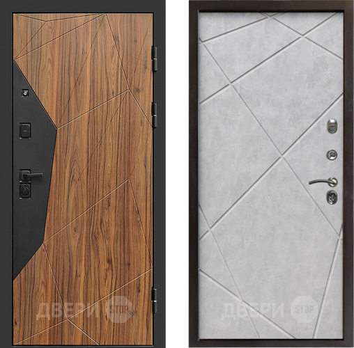 Входная металлическая Дверь Престиж Avangard Лучи Бетон светлый в Красноармейске