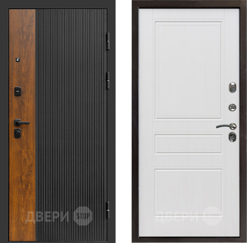 Входная металлическая Дверь Престиж Prestizh Классика Белое дерево в Красноармейске