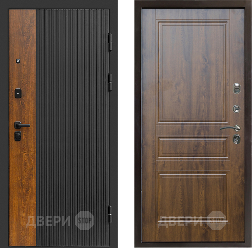 Входная металлическая Дверь Престиж Prestizh Классика Дуб в Красноармейске
