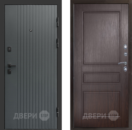 Входная металлическая Дверь Престиж Tvist Grey Классика Венге в Красноармейске