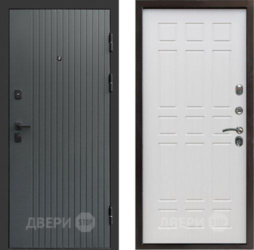 Входная металлическая Дверь Престиж Tvist Grey Спарта Лиственница белая в Красноармейске