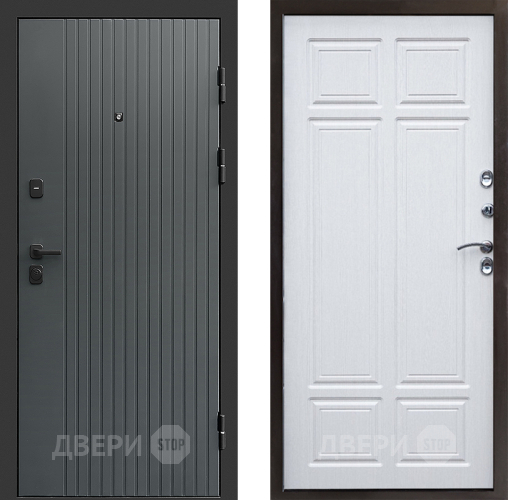 Входная металлическая Дверь Престиж Tvist Grey Премиум Лиственница белая в Красноармейске