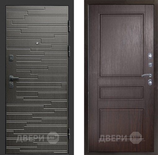 Входная металлическая Дверь Престиж Rivera Классика Венге в Красноармейске