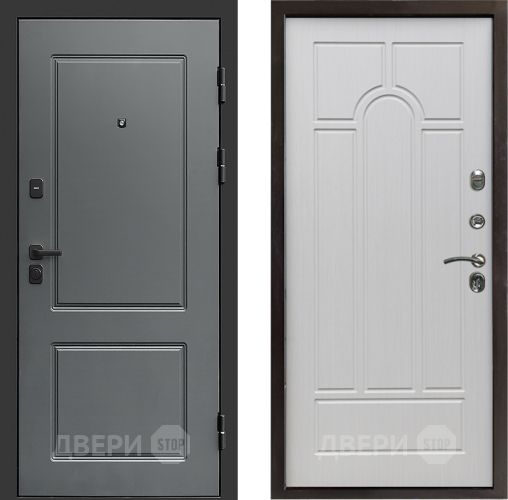 Входная металлическая Дверь Престиж Verona Арка Лиственница белая в Красноармейске