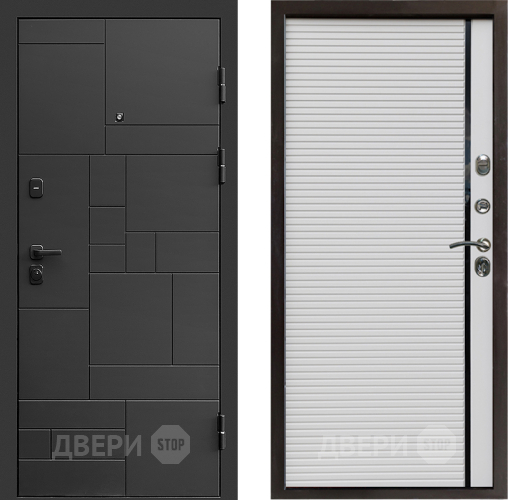 Входная металлическая Дверь Престиж Kvadro Porte Белый в Красноармейске