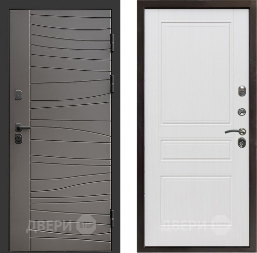 Входная металлическая Дверь Престиж Siciliya Классика Белое дерево в Красноармейске