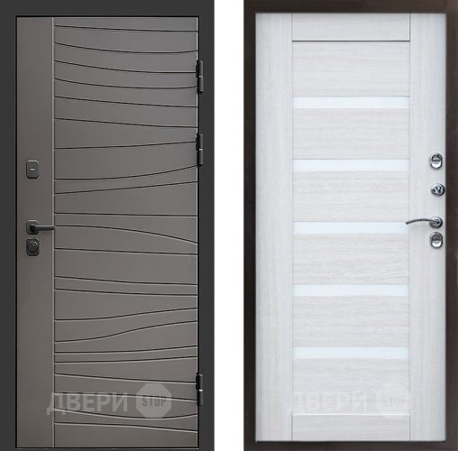 Входная металлическая Дверь Престиж Siciliya Царга Лиственница белая в Красноармейске