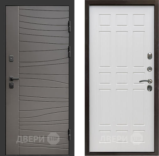 Входная металлическая Дверь Престиж Siciliya Спарта Лиственница белая в Красноармейске