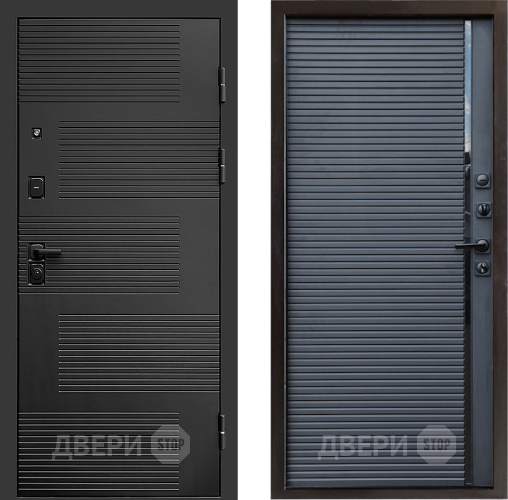 Входная металлическая Дверь Престиж Favorit Porte Черный кварц в Красноармейске