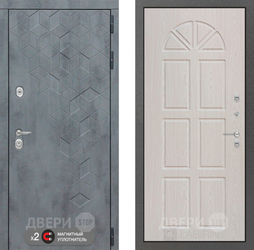 Дверь Лабиринт (LABIRINT) Бетон 15 VINORIT Алмон 25 в Красноармейске