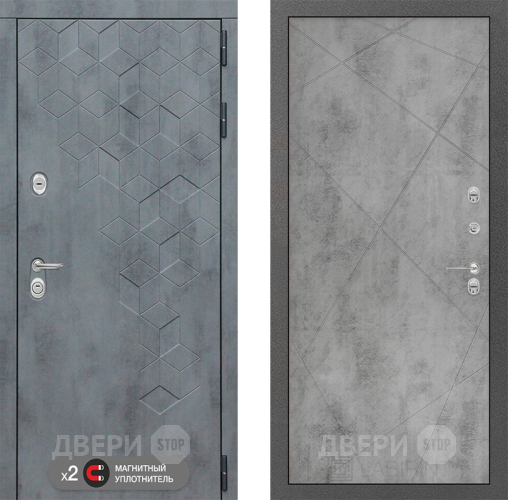 Входная металлическая Дверь Лабиринт (LABIRINT) Бетон 24 Бетон светлый в Красноармейске