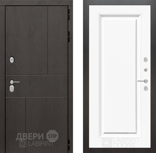 Дверь Лабиринт (LABIRINT) Urban 27 Белый (RAL-9003) в Красноармейске