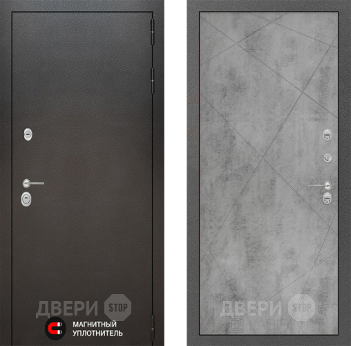 Входная металлическая Дверь Лабиринт (LABIRINT) Silver 24 Бетон светлый в Красноармейске