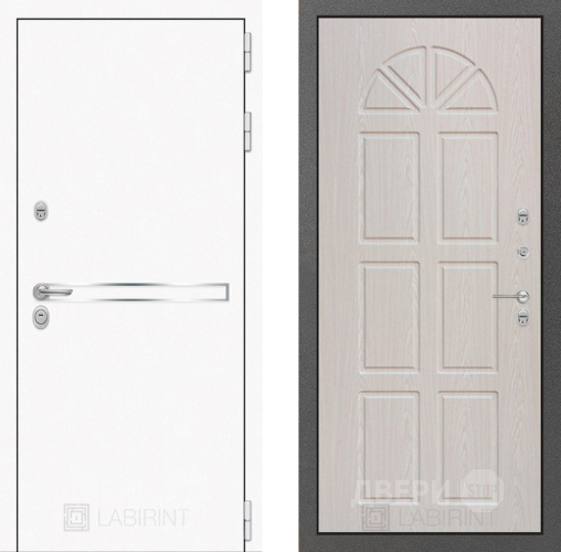 Дверь Лабиринт (LABIRINT) Лайн White 15 VINORIT Алмон 25 в Красноармейске