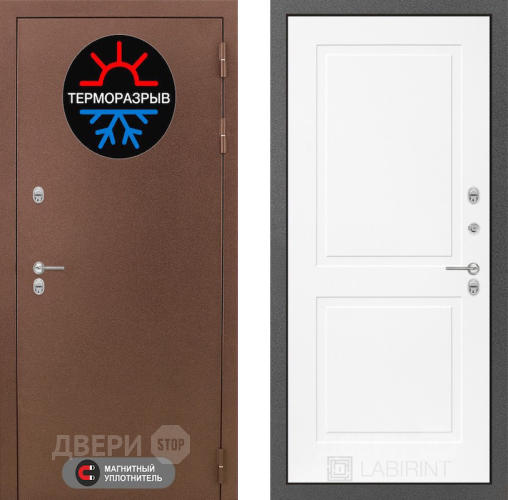 Дверь Лабиринт (LABIRINT) Термо Магнит 11 Белый софт в Красноармейске
