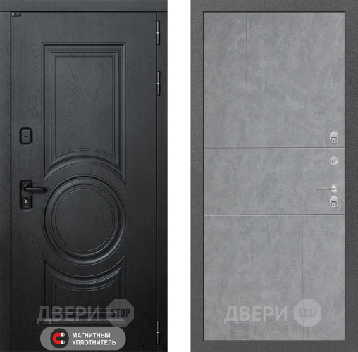 Входная металлическая Дверь Лабиринт (LABIRINT) Гранд 21 Бетон светлый в Красноармейске