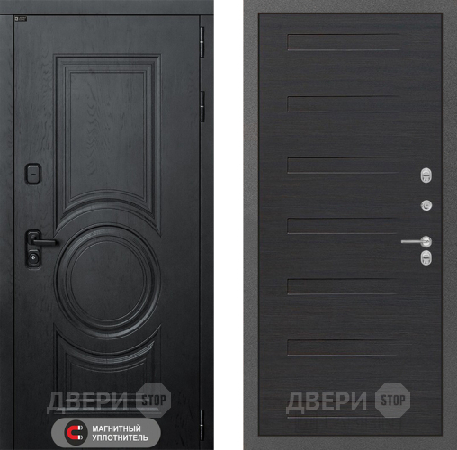 Входная металлическая Дверь Лабиринт (LABIRINT) Гранд 14 Эковенге поперечный в Красноармейске