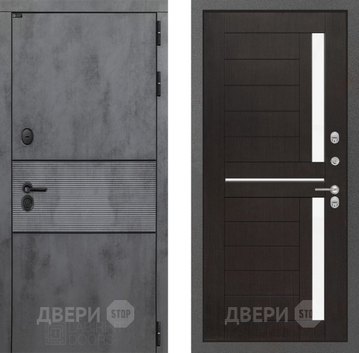 Входная металлическая Дверь Лабиринт (LABIRINT) Инфинити 02 Венге в Красноармейске