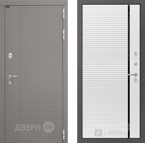 Дверь Лабиринт (LABIRINT) Формо 22 Белый софт в Красноармейске