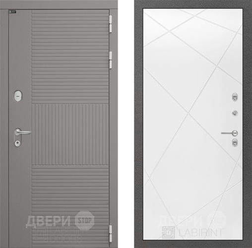 Дверь Лабиринт (LABIRINT) Формо 24 Белый софт в Красноармейске