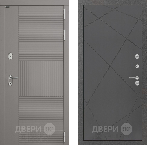 Входная металлическая Дверь Лабиринт (LABIRINT) Формо 24 Графит софт в Красноармейске