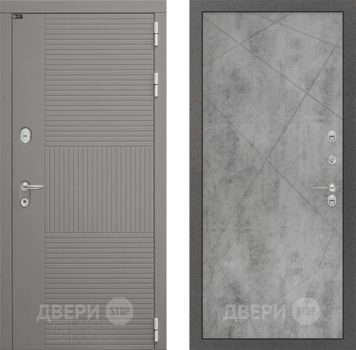 Входная металлическая Дверь Лабиринт (LABIRINT) Формо 24 Бетон светлый в Красноармейске
