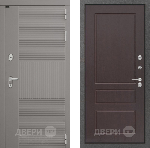 Входная металлическая Дверь Лабиринт (LABIRINT) Формо 03 Орех премиум в Красноармейске