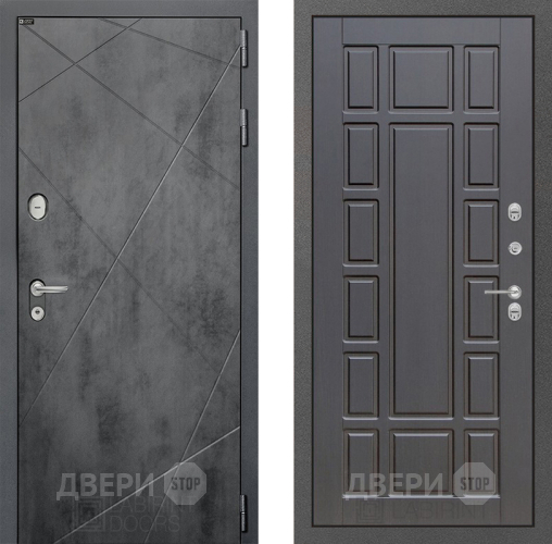 Входная металлическая Дверь Лабиринт (LABIRINT) Лофт 12 Венге в Красноармейске