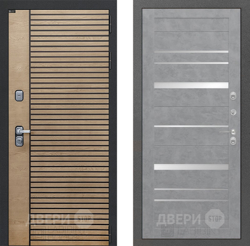 Входная металлическая Дверь Лабиринт (LABIRINT) Ritm 20 Бетон светлый в Красноармейске