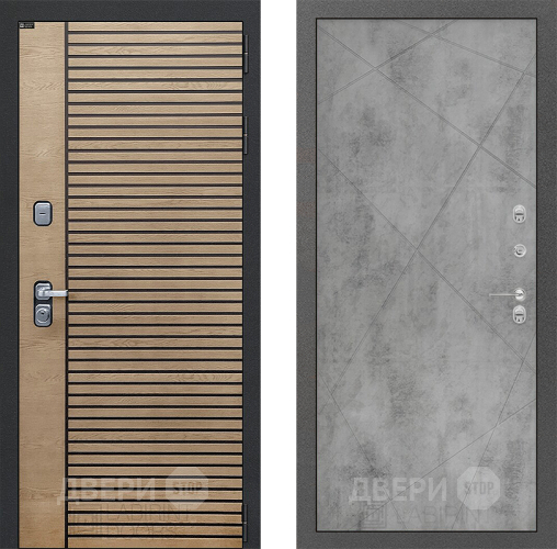 Входная металлическая Дверь Лабиринт (LABIRINT) Ritm 24 Бетон светлый в Красноармейске
