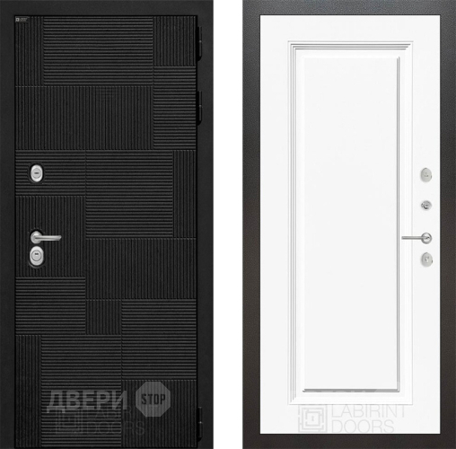 Дверь Лабиринт (LABIRINT) Pazl 27 Белый (RAL-9003) в Красноармейске