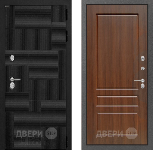 Входная металлическая Дверь Лабиринт (LABIRINT) Pazl 03 Орех бренди в Красноармейске