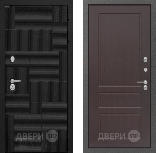 Входная металлическая Дверь Лабиринт (LABIRINT) Pazl 03 Орех премиум в Красноармейске