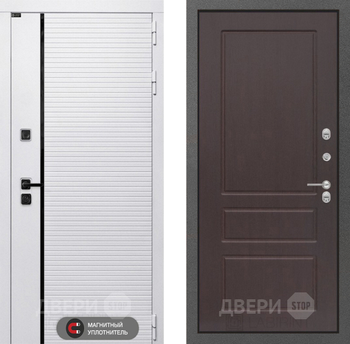 Входная металлическая Дверь Лабиринт (LABIRINT) Royal 03 Орех премиум в Красноармейске