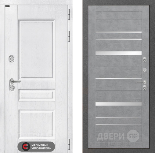 Входная металлическая Дверь Лабиринт (LABIRINT) Versal 20 Бетон светлый в Красноармейске