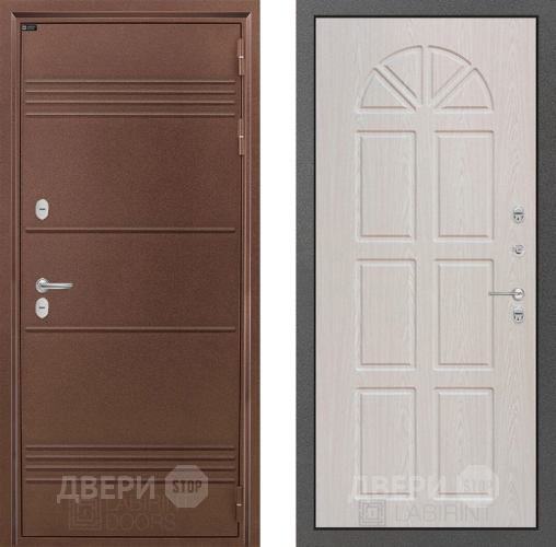 Входная металлическая Дверь Лабиринт (LABIRINT) Термо Лайт 15 VINORIT Алмон 25 в Красноармейске