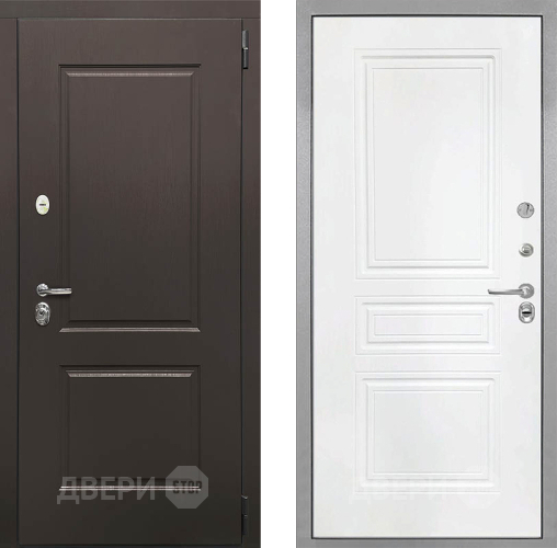 Входная металлическая Дверь Интекрон (INTECRON) Кампо ФЛ-243 Белый матовый в Красноармейске