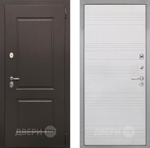 Входная металлическая Дверь Интекрон (INTECRON) Кампо ФЛ-316 Белый ясень в Красноармейске