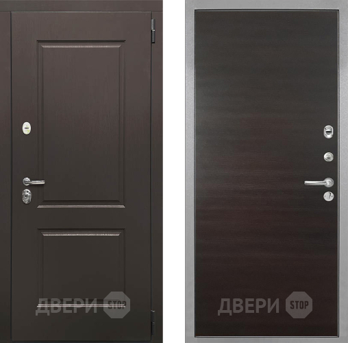 Входная металлическая Дверь Интекрон (INTECRON) Кампо Гладкая Эковенге поперечный в Красноармейске