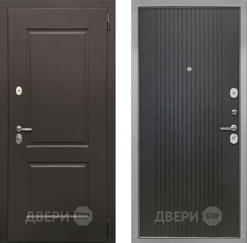 Входная металлическая Дверь Интекрон (INTECRON) Кампо ФЛ-295 Лофт черный в Красноармейске