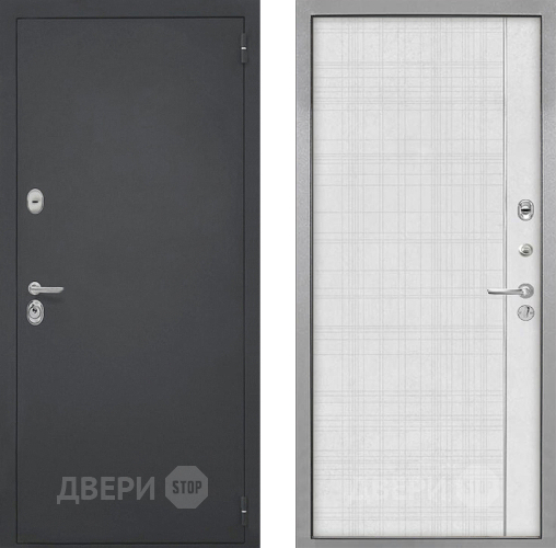 Входная металлическая Дверь Интекрон (INTECRON) Гектор В-07 с молдингом Лофт белый в Красноармейске