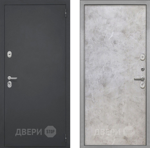 Входная металлическая Дверь Интекрон (INTECRON) Гектор Гладкая Мрамор светлый в Красноармейске