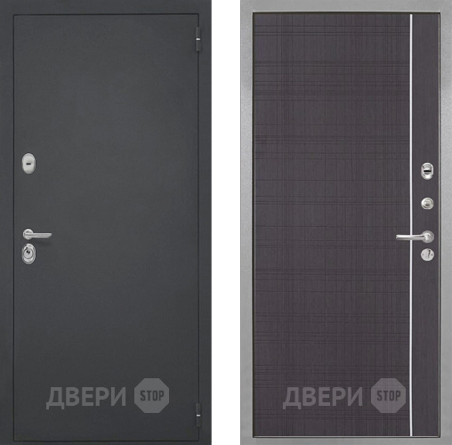 Входная металлическая Дверь Интекрон (INTECRON) Гектор В-07 с молдингом Венге в Красноармейске