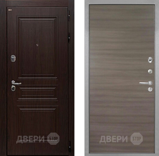 Дверь Интекрон (INTECRON) Брайтон Тиковое Дерево Гладкая Дуб тоскано поперечный в Красноармейске