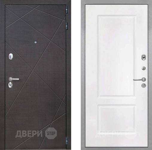 Входная металлическая Дверь Интекрон (INTECRON) Сенатор Лучи КВ-2 Белый матовый в Красноармейске