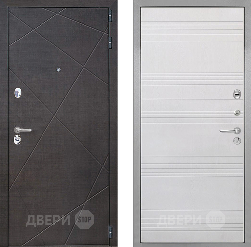 Входная металлическая Дверь Интекрон (INTECRON) Сенатор Лучи ФЛ-316 Белый ясень в Красноармейске